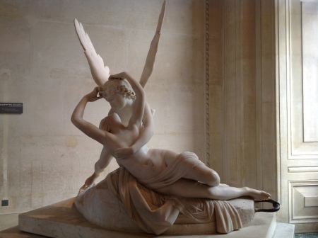 Paris Louvre Eros and Psyche statue image